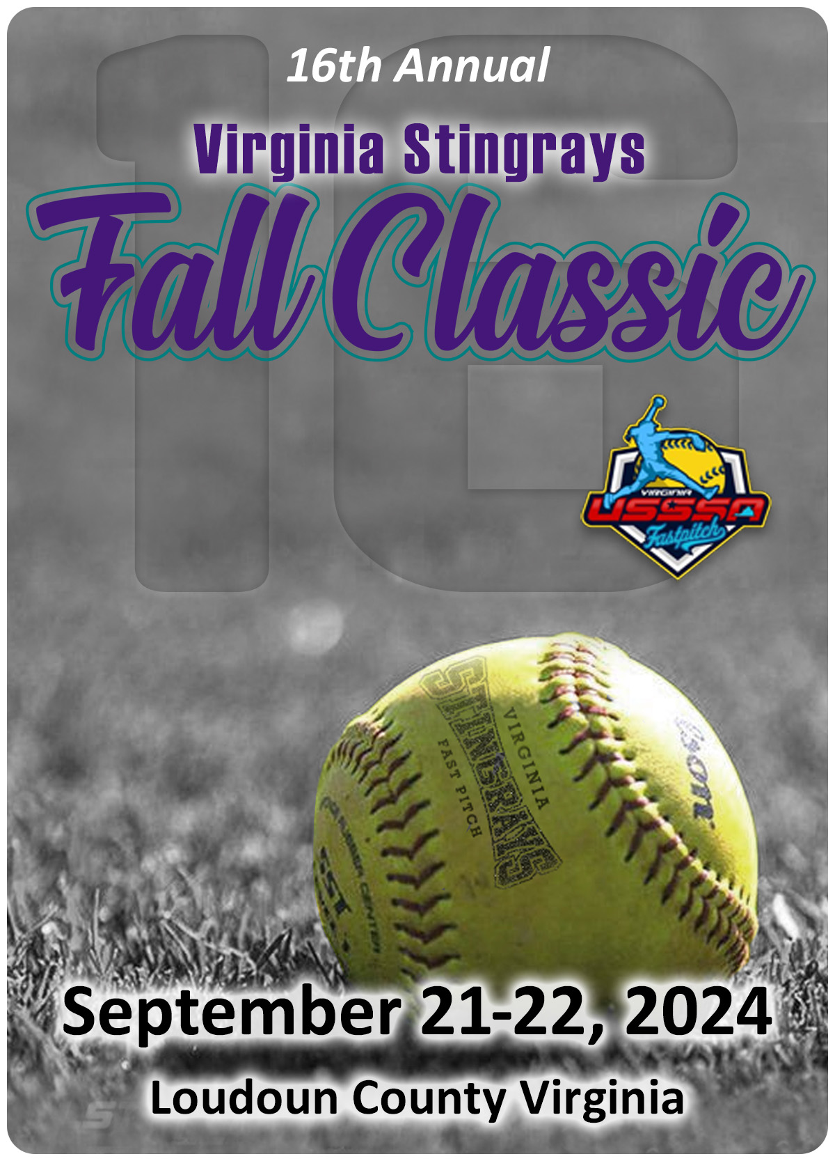 16th Annual Stingrays Fall Classic, Sep 21-22, 2024